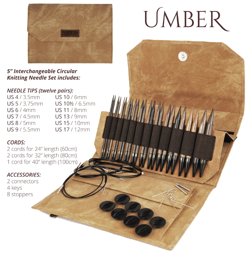 Lykke Interchangeable Knitting Needles, 3.5